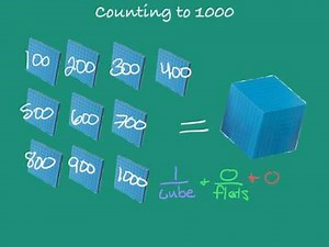 Counting to 1000 with Base Ten Blocks