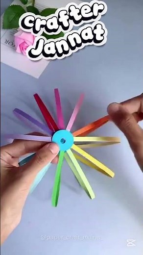 paper roll line magic stick# paper crafts #craft Easy ideas