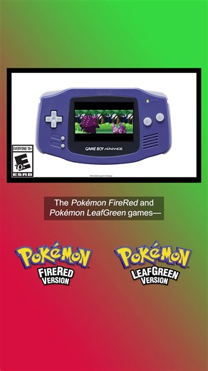 Time to head back to the Kanto region! Pokémon FireRed Version 🔥 and Pokémon LeafGreen Version 🍃 are available to download now on Nintendo Switch! #PokemonFRLG