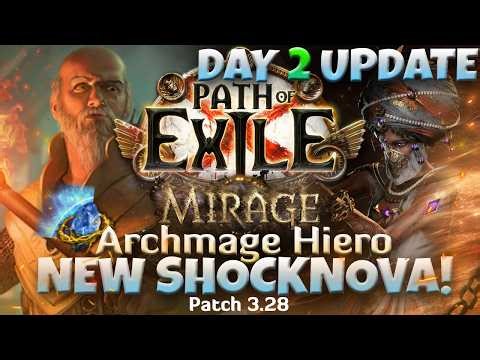 Goratha's Shock Nova Hiero 3.28 Mirage - DAY 2 UPDATE - Hitting Cast Rate Cap with Pledge!