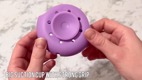 Shower Steamers Tray Blue- Upgrade Shower Steamer Holder Dish with Big Suction Cup, Long Lasting Bath Bombs Shower Accessories, Aromatherapy Diffuser Containers for Bathroom Bedroom Car Yoga Decor