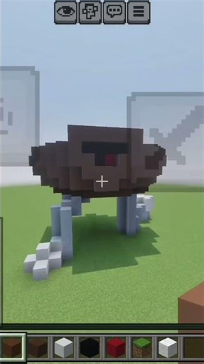 Poop Emoji Build #minecraft #quickbuild #emoji #captainunderpants #building #timelapse
