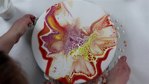 Dutch Pour Bloom Tutorial and How I Mix Paints for Perfect Consistency