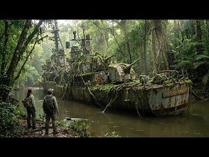 LOST IN THE JUNGLE: Abandoned WWII Battleship Found After Decades, Nature Took Over