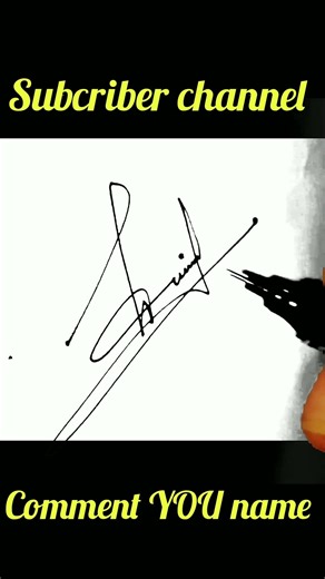 Is Your Signature Strong Enough?”#short #shortvideo #art #usa #europe #golobal #world #calligraphy
