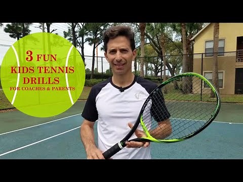 3 Fun Kids Tennis Drills for Coaches and Parents