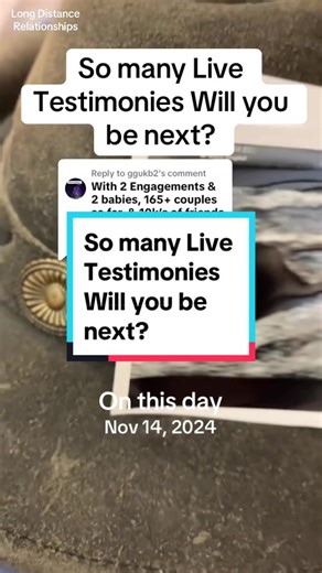 So many Live Testimonies Will you be next #testimony #LongDistanceRelationships #tiktokdating #onthisday #gguktank