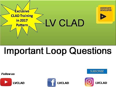 5 Important LabVIEW CLAD Loop Questions