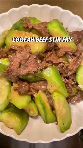 Loofah Beef Stir Fry #chinesecuisine #breakfastsandwich #easyrecipe #recipe #simplerecipe