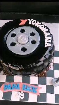 Realistic Tire Cake Tutorial | Yokohama Theme Cake