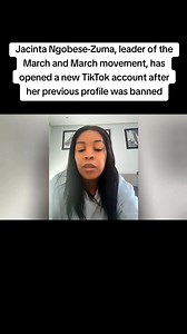 Jacinta Ngobese-Zuma new TikTok account — announcement and voter registration