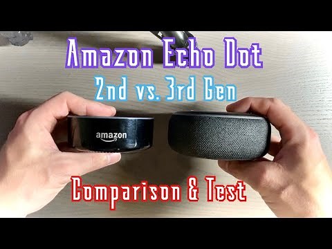 Amazon Echo Dot 2nd Gen vs. 3rd Gen Comparison and Test!