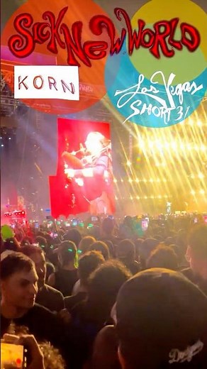Korn ‪@kornchannel‬ ‪@sicknewworldfest‬ #short31 #korn #LasVegas #concert #sicknewworld #sincity