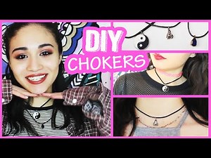 Easy DIY Choker Necklaces With MakeupByUnicorn18