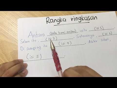 CARA MENULIS RINGKASAN (BAHASA MELAYU TING 1- TING 3)