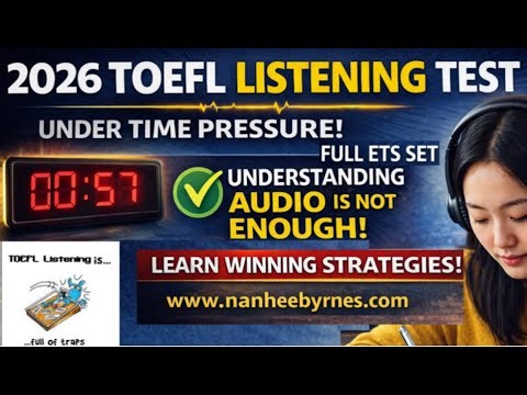 2026 TOEFL Listening Sample Test | Full ETS Practice