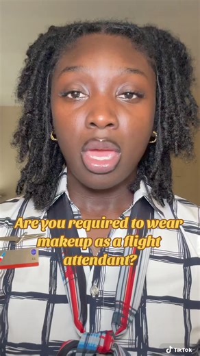 Are you required to wear makeup as a flight attendant? 👀 #flightattendant #flightattendantrequirements #futureflightattendant #makeup #frequentlyaskedquestions | Lea McIntyre