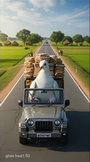 “The Greedy Man & The Pizza Delivery Pigeon” 🐦🍕😂