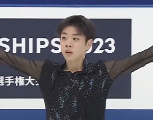 田内誠悟　全日本選手権2023 　ショート演技　(解説：日本語) ｜ フィギュアスケートYouTube　動画Blog