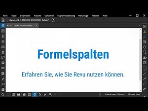 Bluebeam Revu: Formelspalten