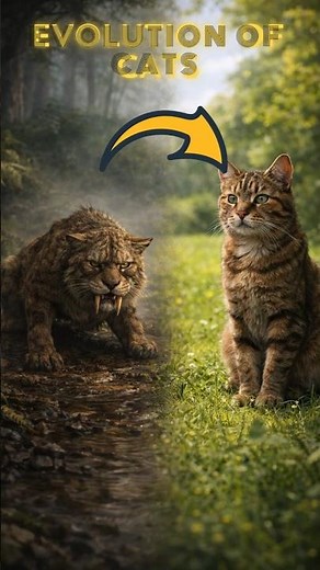 Cat Evolution Explained | From Saber-Toothed Tigers to House Cats #evolution