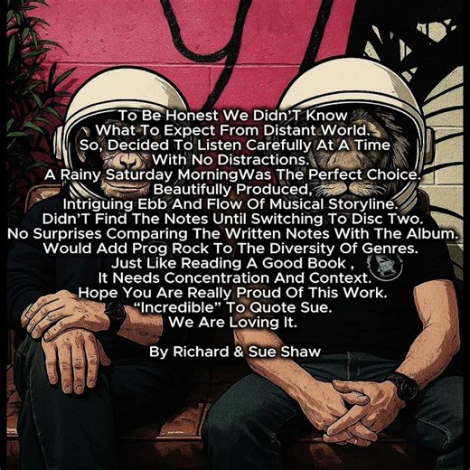 A review from Richard & Sue Shaw