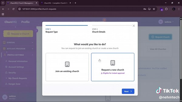 ChurchHQ - Enhanced Church Management System Features