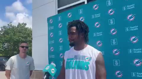 13K views · 211 reactions | Jaylen Waddle said the bubble screen that gave him a look at the end zone in a red-zone period was an example of the Dolphins offense executing “for once” against Detroit. | Miami Dolphins Zone | Facebook