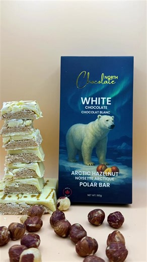 Introducing Our Hazelnut White Chocolate Bar!