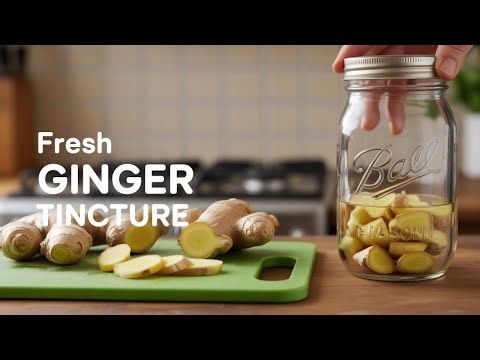 How To Make Ginger Tincture At Home So Easy!