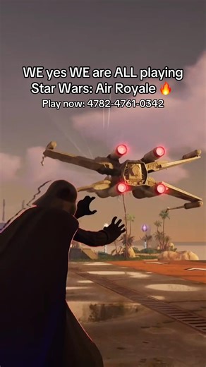 WE yes WE are ALL playing Star Wars: Air Royale 🔥 Code: 4782- 4761-0342#starwars #fortnite #UEFN