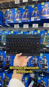 2.6K views · 47 reactions | Wireless Bluetooth Tablet Keyboard✨ ✧ super thin and ligthweight ✧ Bluetooth 3.0, and once connected to your tablet, it's ready to use without any complicated setup ✧second version includes a built-in touchpad. The touchpad is precise with no lag, making typing and working much more convenient. ✧This model comes in various colors and can even be used while charging. | Ninjaz | Facebook