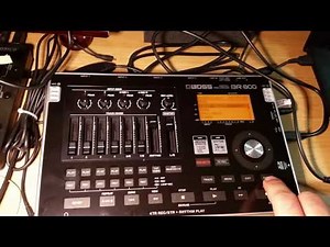 ADOBE AUDICION CS6 recording setup with Boss BR 800