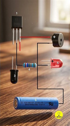 Fire Detector Circuit #electronics #diy