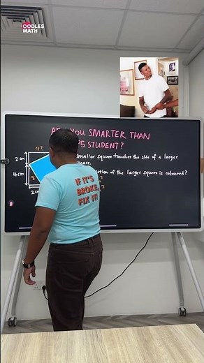 Adult solves P5 Math Question