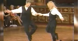 Lovely Couple's Outstanding Shag Dancing Will Knock Your Socks Off