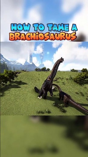 How to Tame a Brachiosaurus in ARK #arksurvival #ark #arksurvivalascended #gaming #shorts #ARKshorts