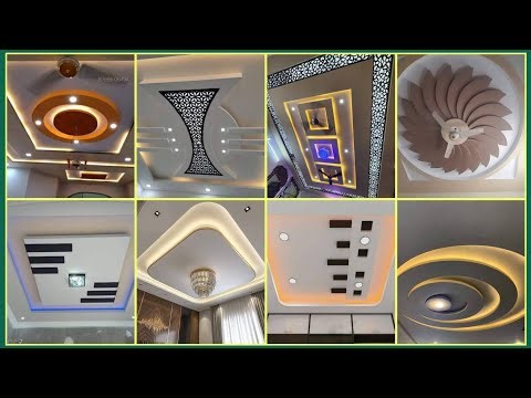 Top 80+ Modern & Latest False Ceiling Designs Ideas 2026 For Living Room & Bedroom with Single Fan