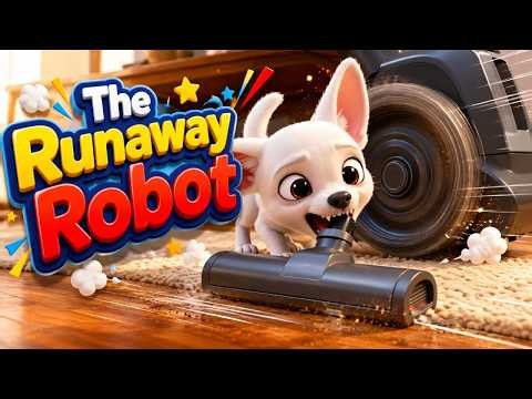 Pip and Runaway Robot | Funny Animals 3D Cartoon for Kids