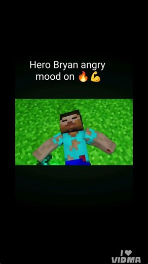 herobrine angry mood on 🔥💪😎🤯
