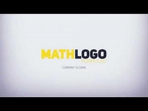 Math Formulas Logo Reveal | After Effects Template