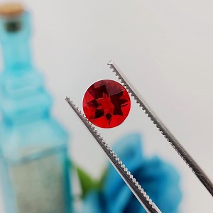 1.45ct Natural Red Andesine-labradorite 7mm Round Checkerboard Cut Loose Faceted Gemstone - Etsy