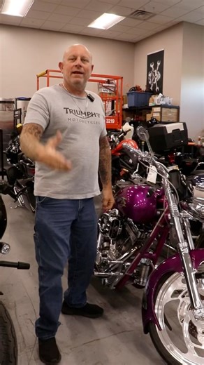 The only Chopper that ran the oil through the frame #onlyatberts | Bert's Black Widow Harley-Davidson