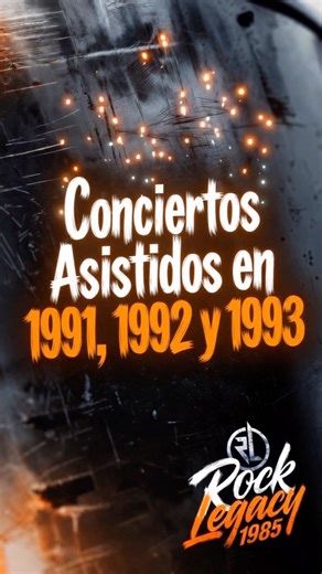 1991, 1992, 1993 #ironmaiden #acdc #bonjovi #heavymetal #conciertos