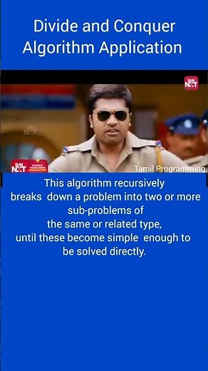 Divide and Conquer Algorithm Application 😂😂