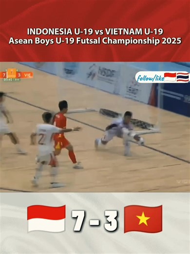 Indonesia U-19 Dominates Vietnam U-19 with 7-3 Victory