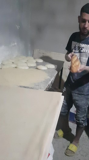 Bread Making Process in a Rustic Kitchen