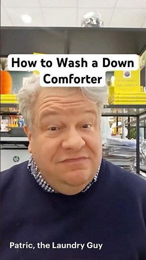 How to Wash Down Comforters