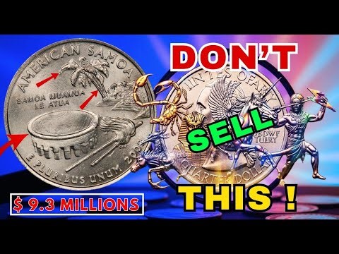 TOP 7 You Might Be Rich! State Quarters Worth BIG Money! Rare Coins Still in Circulation!