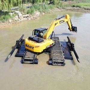 [Hot Item] Swamp Buggy Marsh Amphibious Floating Excavator Dredge Pump